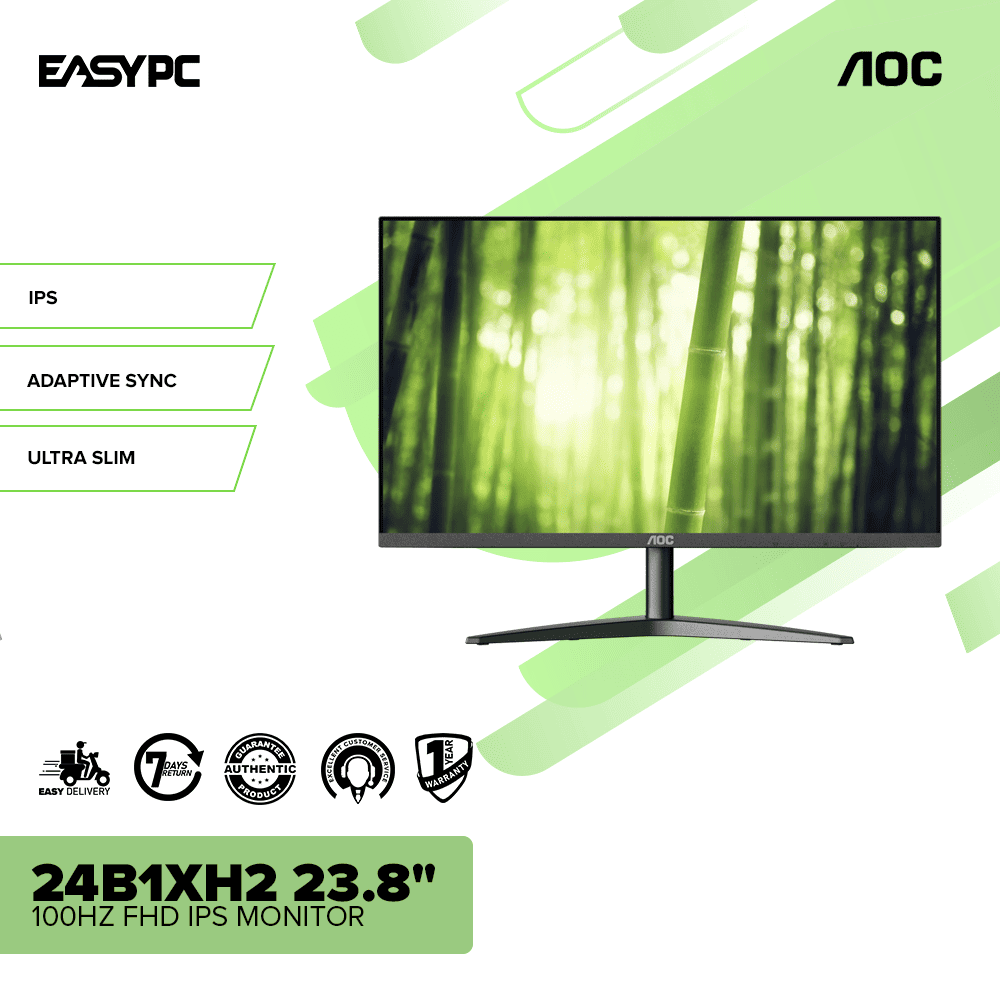 AOC 24B1XH2 23.8" 100HZ FHD IPS Monitor – EasyPC