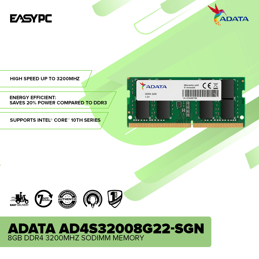 ADATA's New 32 GB DDR4-3200 SO-DIMM, Ideal for Ryzen Mobile
