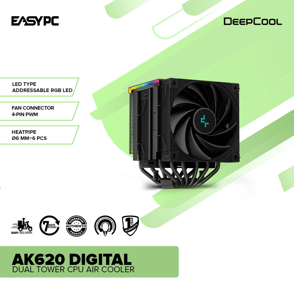 DeepCool AK620 Dual Tower Cooler Review