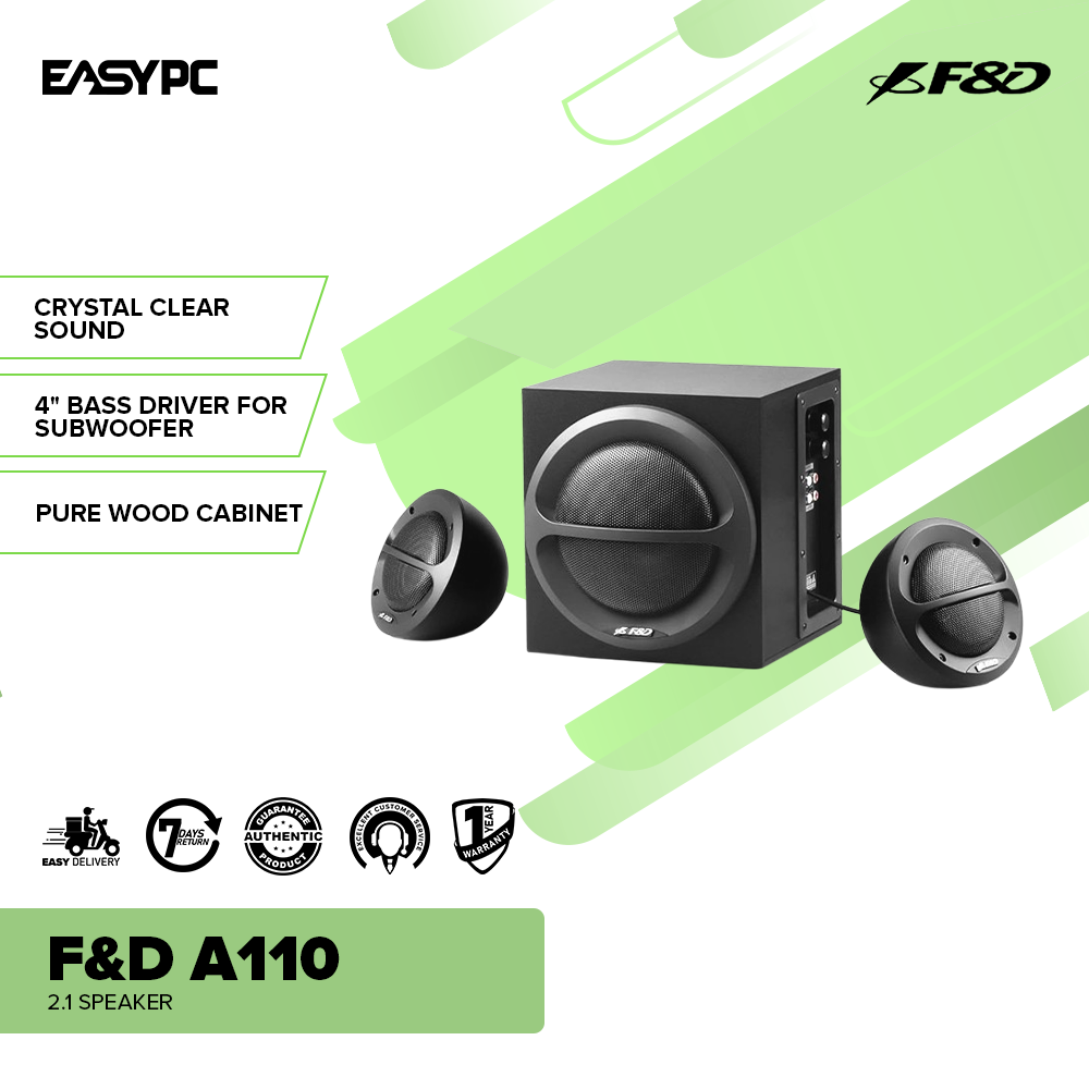 Subwoofer f&d hot sale