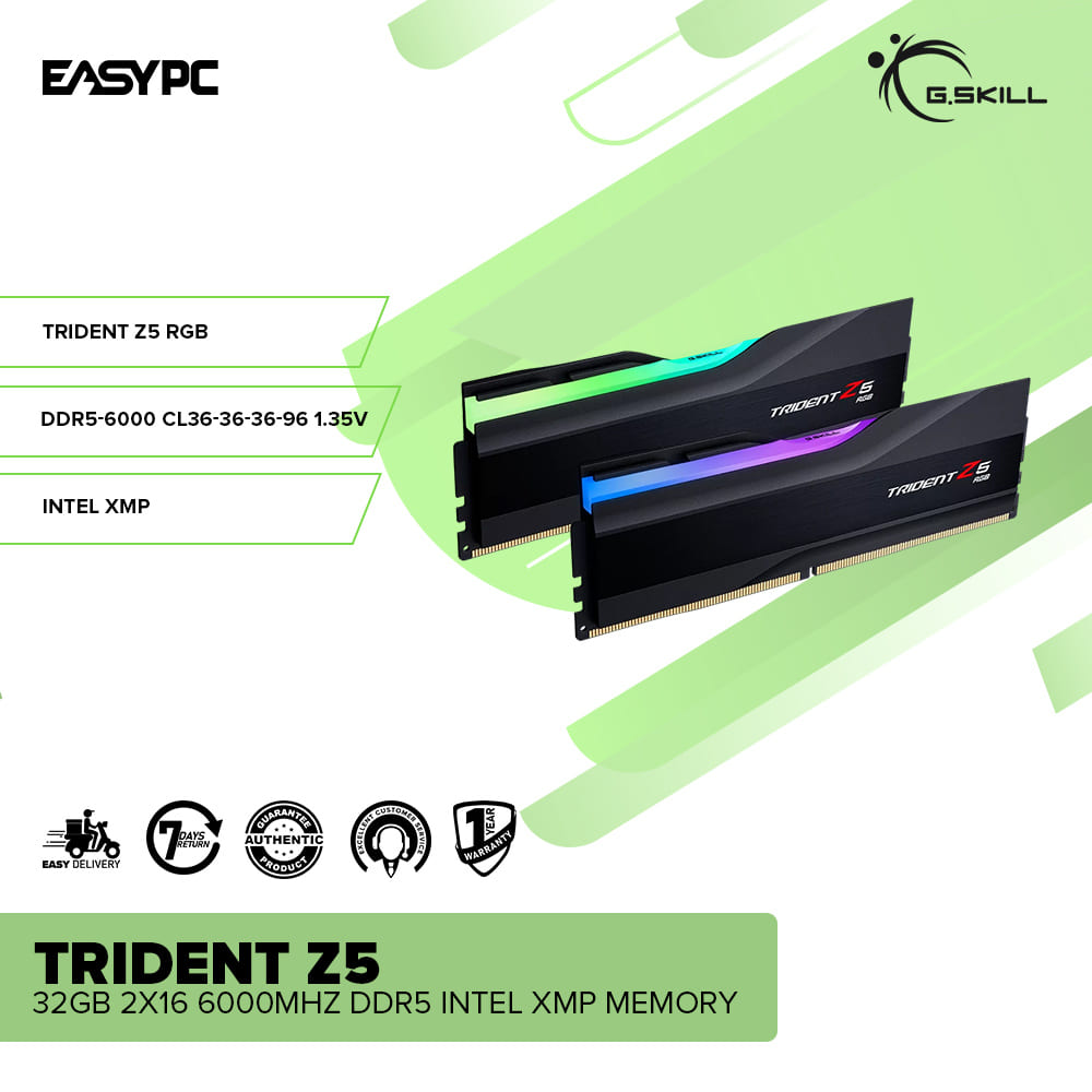 G.SKILL Trident Z5 RGB Series (Intel XMP 3.0) DDR5 RAM 32GB
