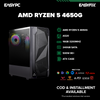 AMD Ryzen 5 4650G / A520 / 16GB 3200MHZ /240GB SATA / 500W / ATX CASE GAMING Pre-build
