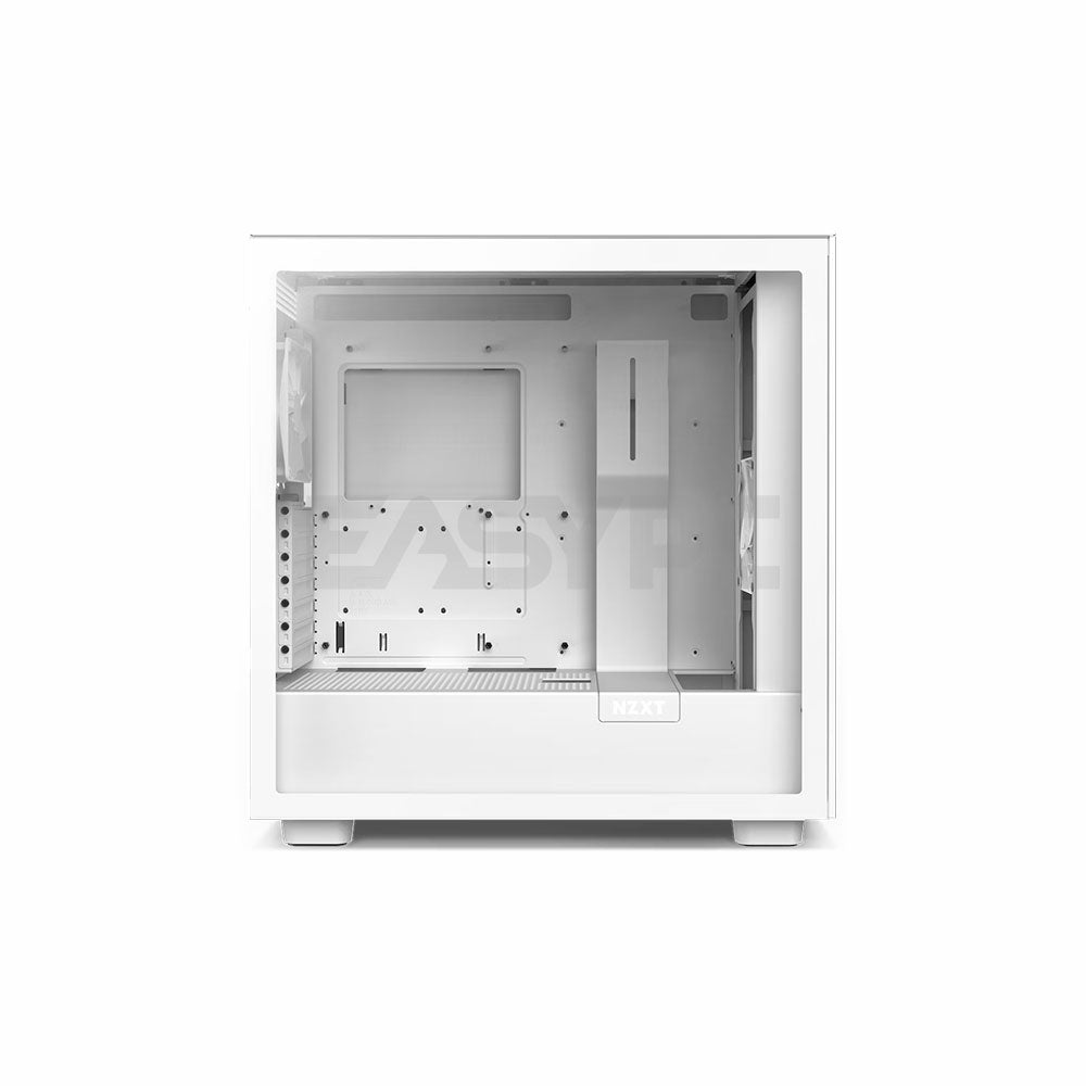 NZXT H7 Flow CM H71FW R1 ATX Tempered Glass Gaming PC Case RGB White nzxt-h7-flow-cm-h71fw-r1-atx-tempered-glass-gaming-pc-case-rgb-white