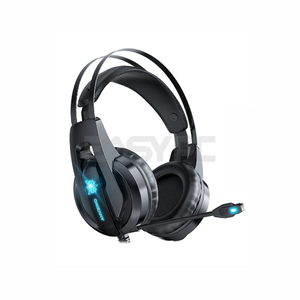 Onikuma K16 Ice Blue LED Light Gaming Headset EasyPC