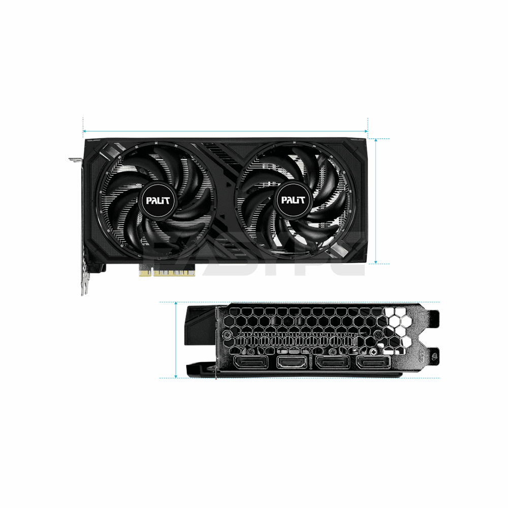 Palit NVIDIAÂ® GeForce RTXÂ™ 4060 Dual 8GB 128-bit GDDR6 Videocard – EasyPC