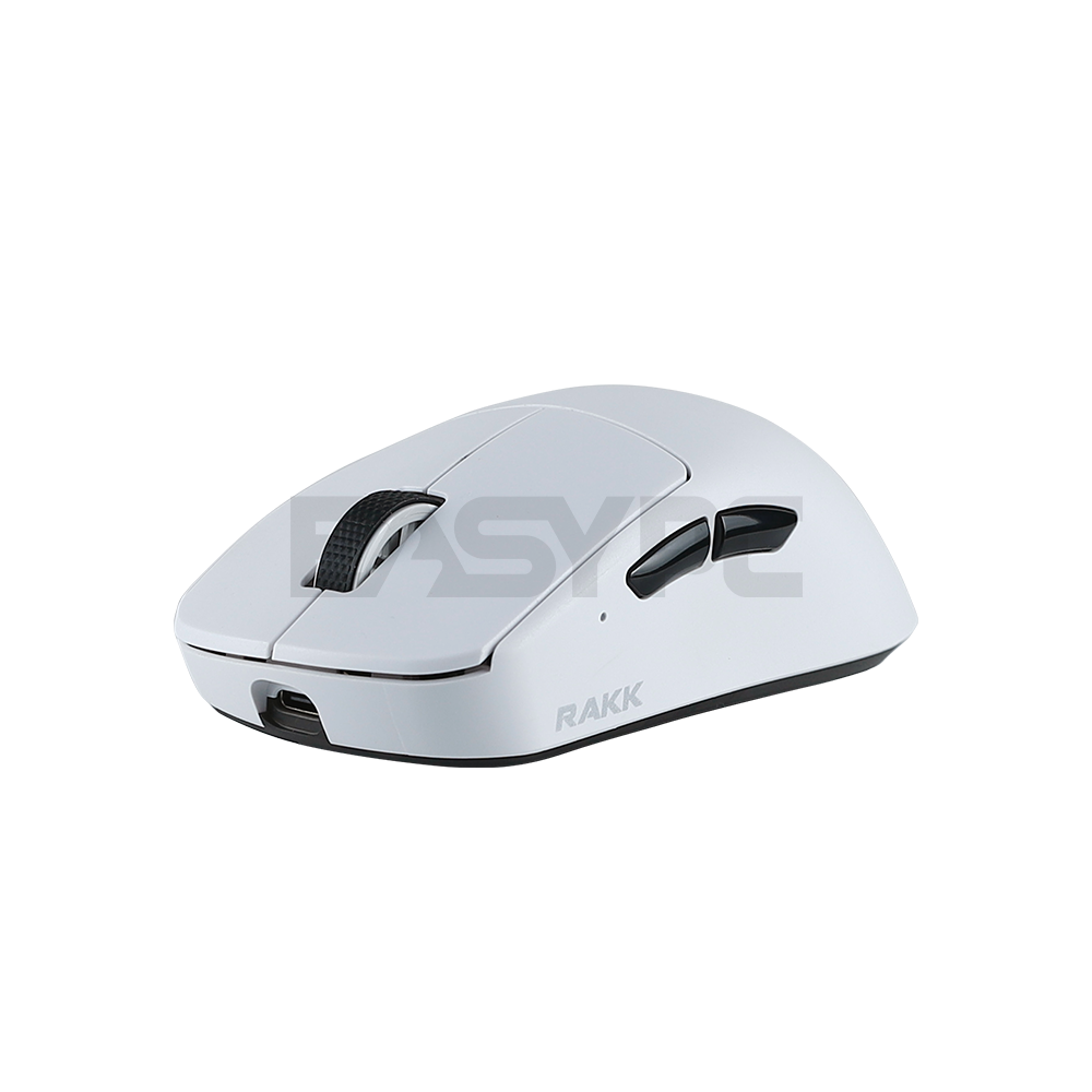 RAKK KAPTAN Trimode PAW3395 Lightweight 53g Gaming Mouse White