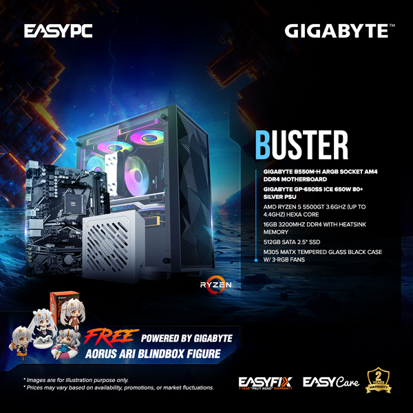 EasyPC BUSTER, Powered by GIGABYTE, September revision