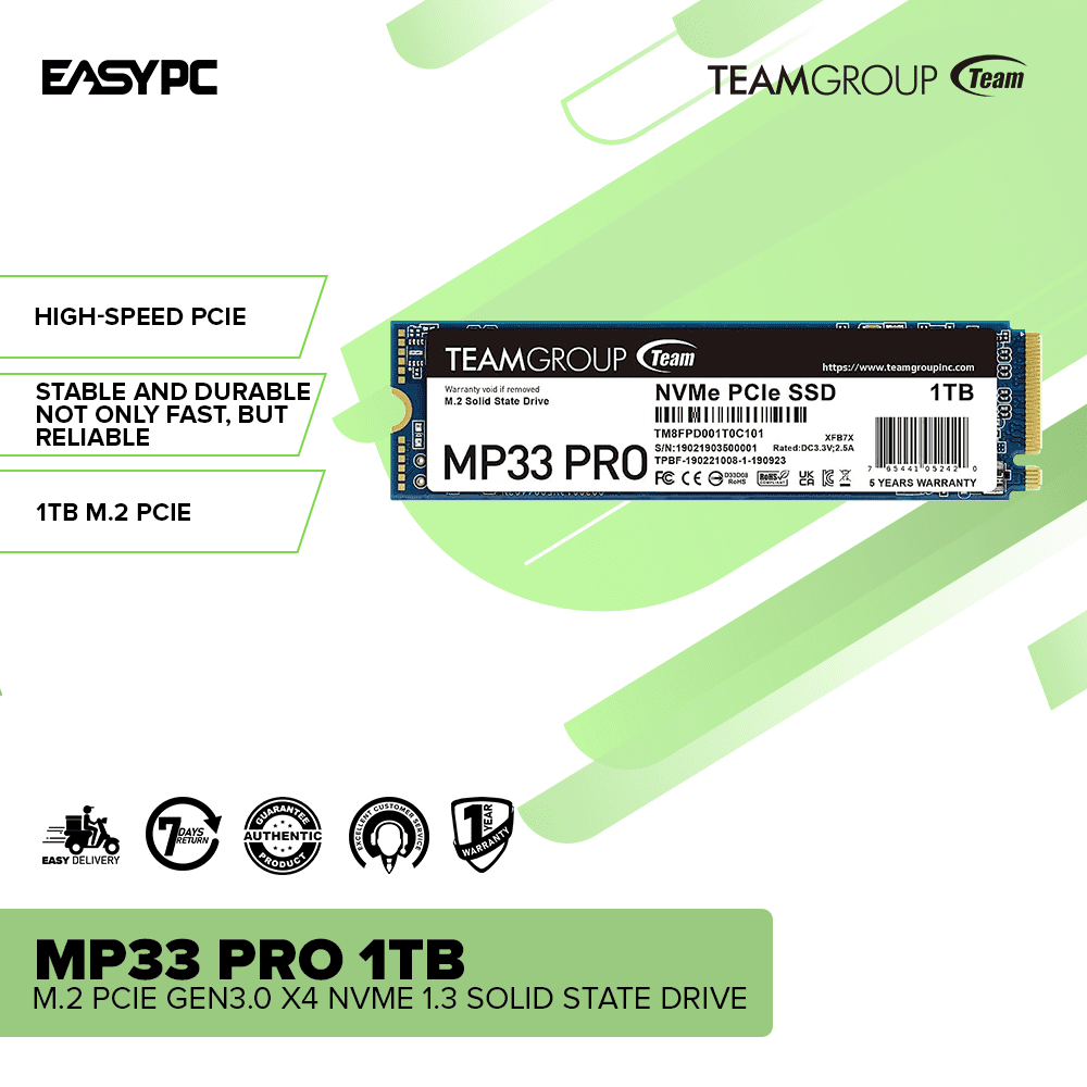 Team Group MP34 M.2 PCIe SSD 4 To PCI Express 3.0 NVMe