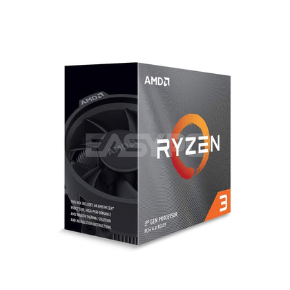 AMD Ryzen 3 3100 Socket Am4 3.6Ghz with Wraith Stealth Cooler Processor