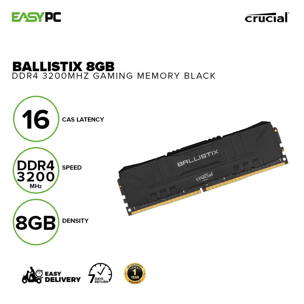 Ballistix 16GB (2x8) DDR4 2666 MHz B RAM (2x8)