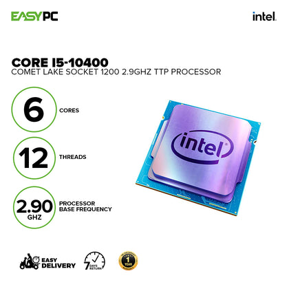 10th Generation Intel Core I5-10400 1200 2.9GHz CPU - No Box