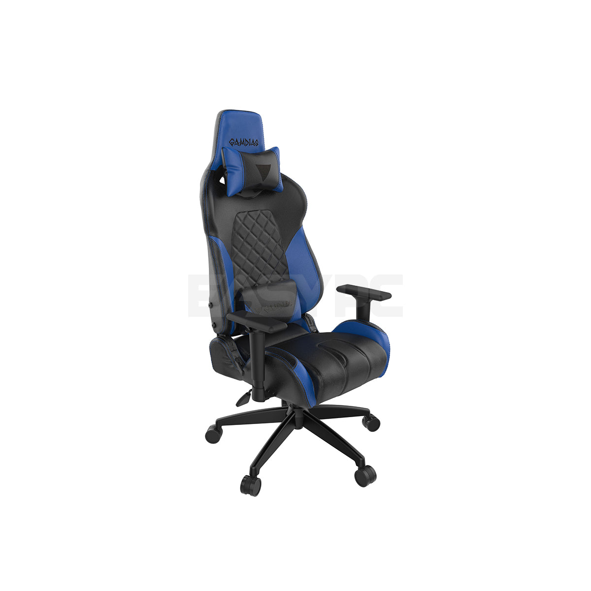 GAMDIAS SEDIA GAMING ACHILLES E1 NERA / BLUE RGB COMFORT - Elettrofox