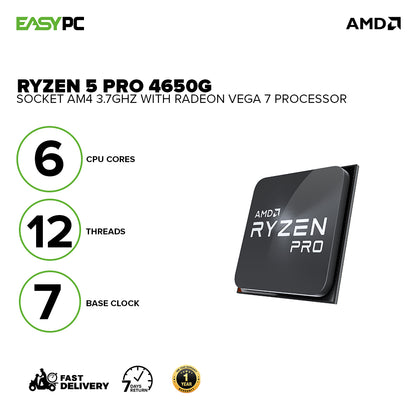 AMD Ryzen 5 Pro 4650G Socket Am4 3.7ghz