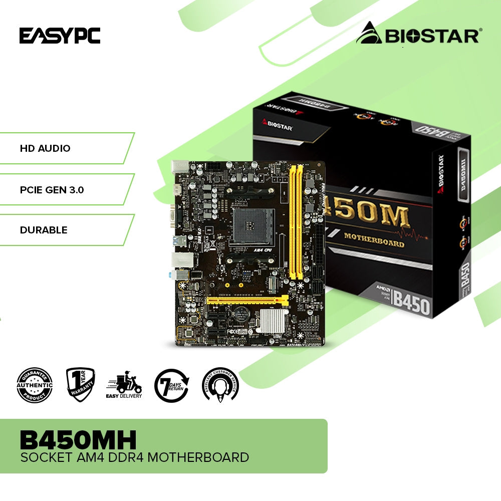 Biostar b450 mh sales