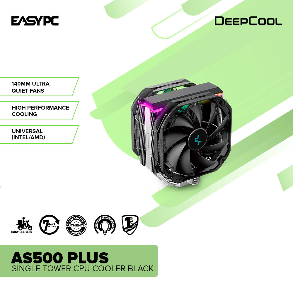 Deepcool CPU Fläkt AS500 Plus ARGB 140 Mm/159 Mm