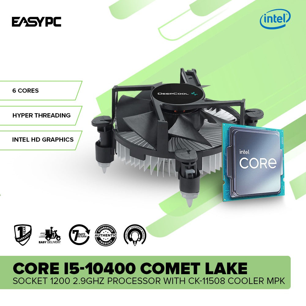 Intel Core i5-10400 Desktop Processor 6 Cores up to  
