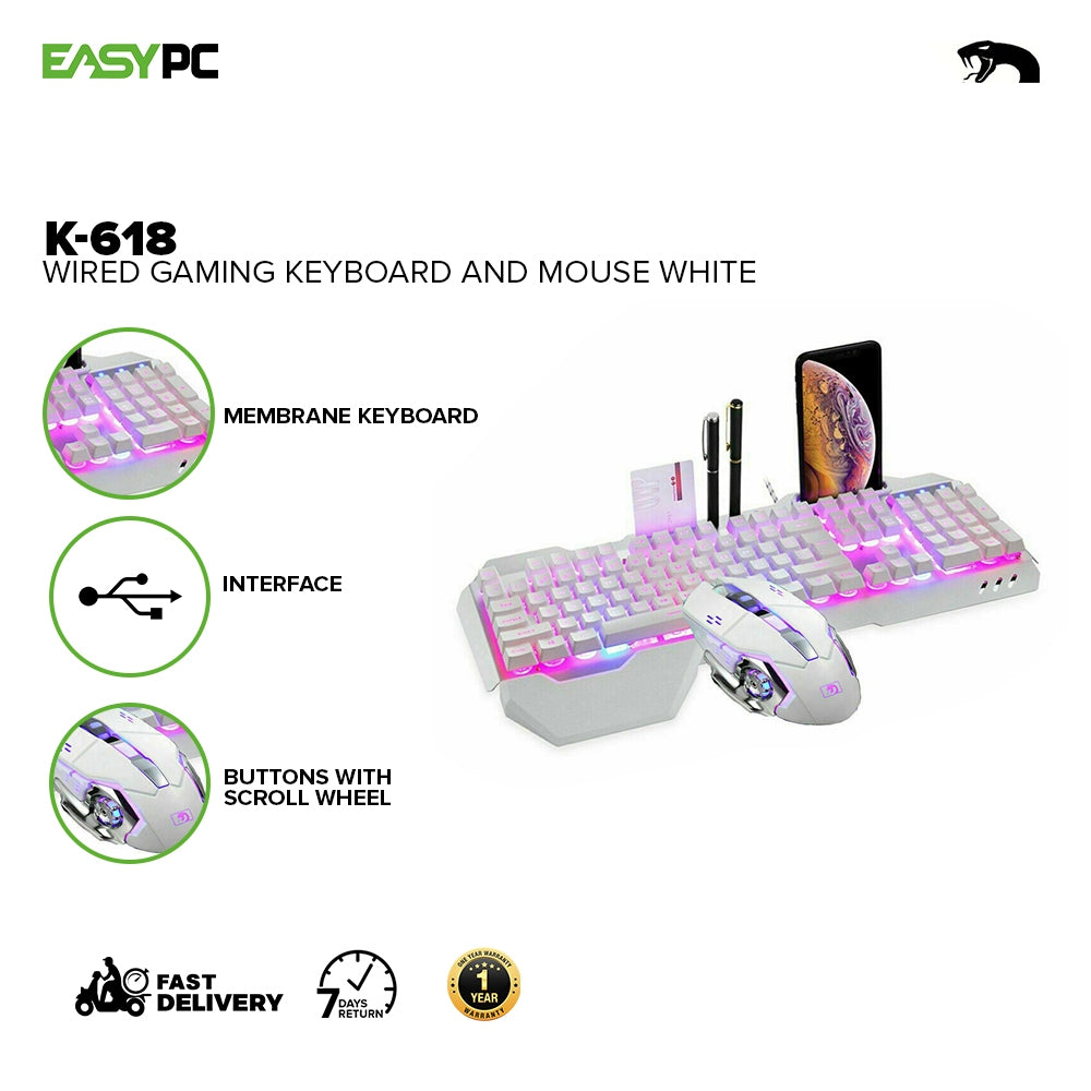 White gaming keyboard and mouse deals
