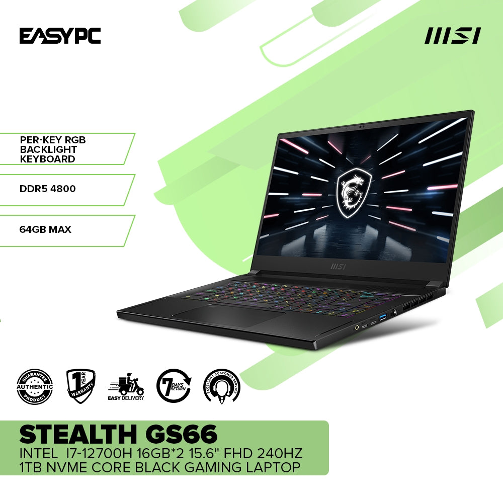 msi stealth gs66 core i7 12th gen