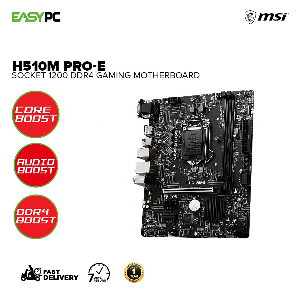 MSI A520M Pro-VH Socket Am4 Ddr4 Motherboard – EasyPC