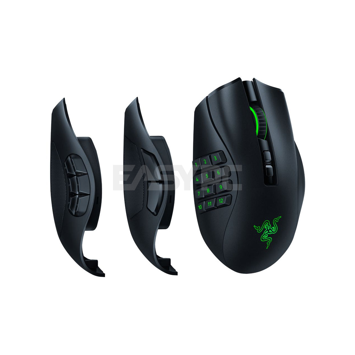 Razer Naga Pro Modular Wireless Gaming Mouse with Swappable Side Plate