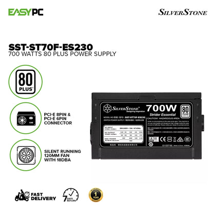 Silverstone SST-ST70F-ES230 700 Watts 80 Plus Power Supply