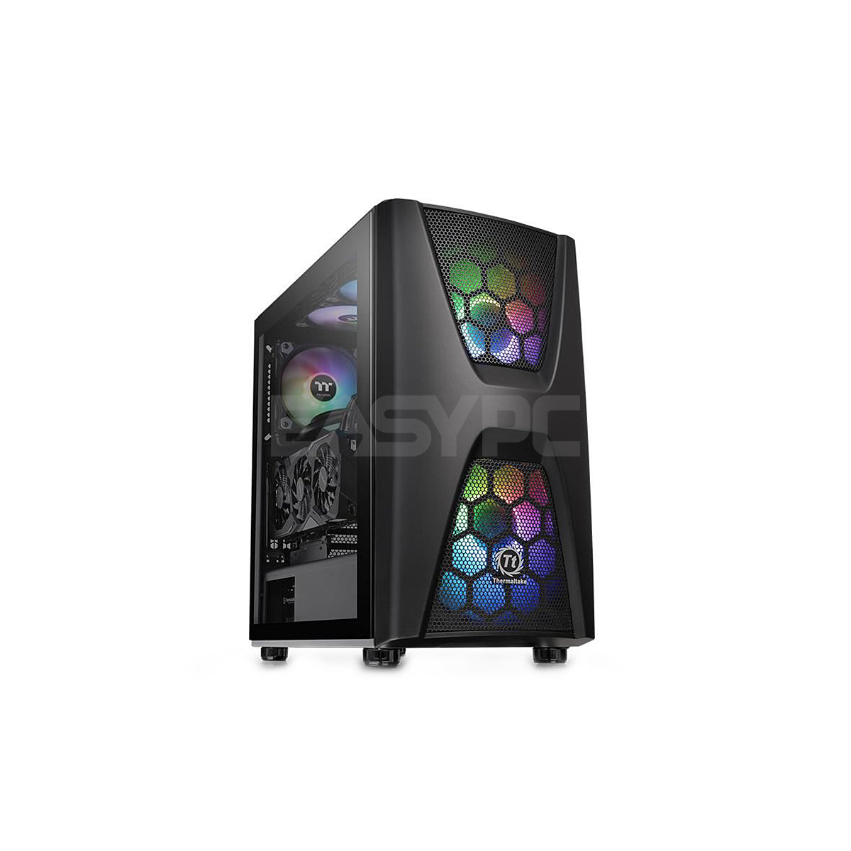 Thermaltake Commander C 34 TG Snow ARGB Edition/Dual 200MM ARGB Fans/Tempered Glass/ATX Mid-Tower Chassis