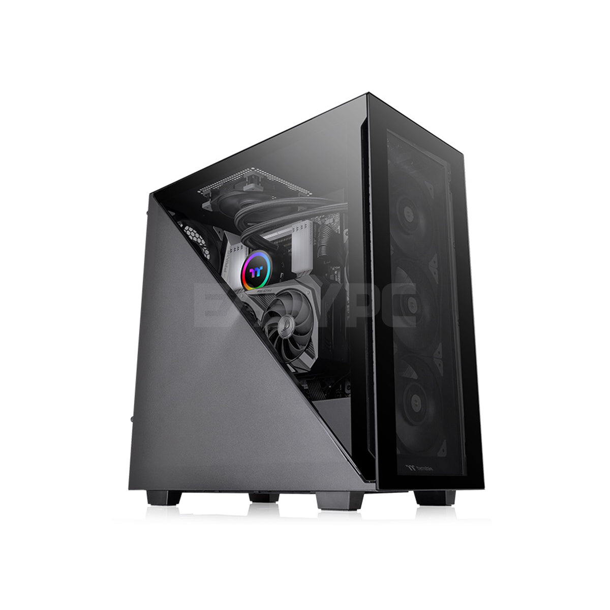 EasyPC | Thermaltake Divider 300 Black/Snow TG ATX Mid Tower Chassis (