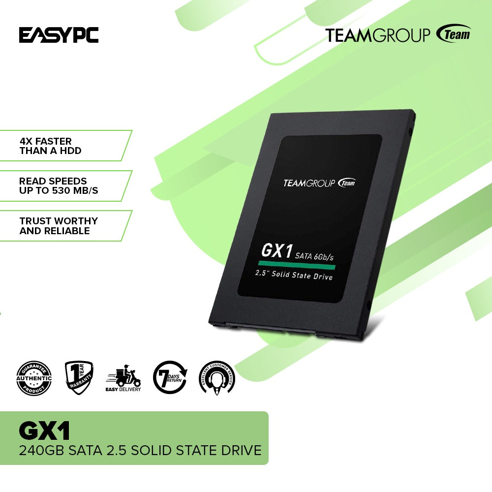 Team Group GX1 240gb SATA 2.5 Internal Solid State Drive – EasyPC