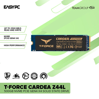 Team Group T-Force CARDEA Z44L 500GB NVMe PCIe Gen4 x4 Solid State Drive
