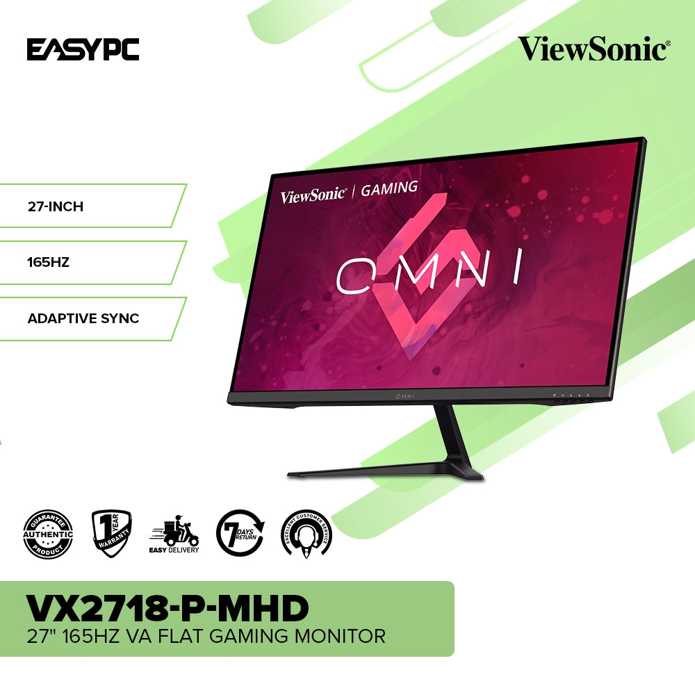 ViewSonic VX2718-P-MHD 27” 165Hz Monitor Gaming Full HD