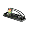 1stplayer CC360 ARGB AIO CPU Liquid Cooler w/ Temp Display Black-b