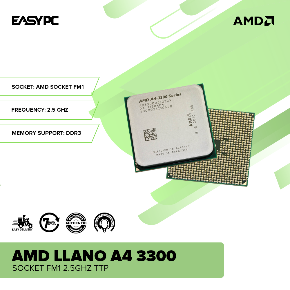 Radeon Hd Graphics Cpu A4 3300 Amd Llano A4 3300 Socket Fm1