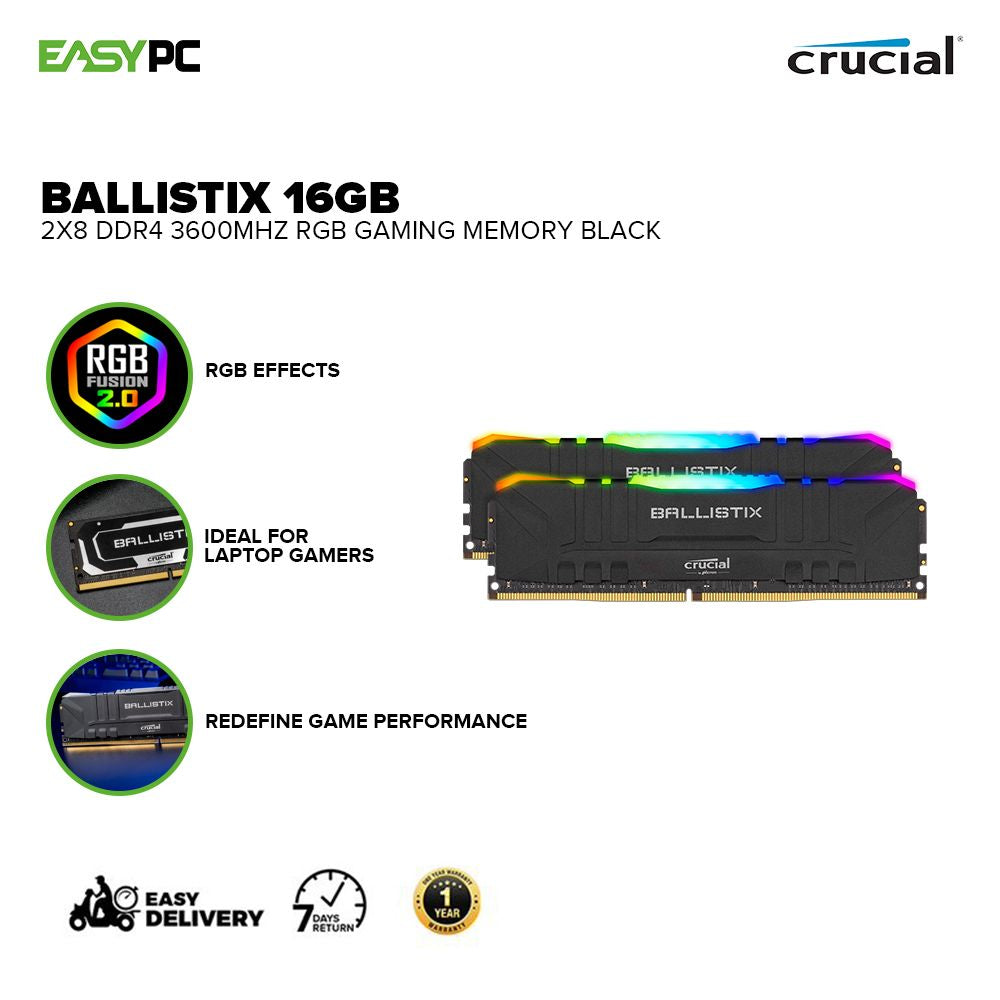 Gaming Memory Crucial Ballistix Black 3200 Ram Crucial Crucial