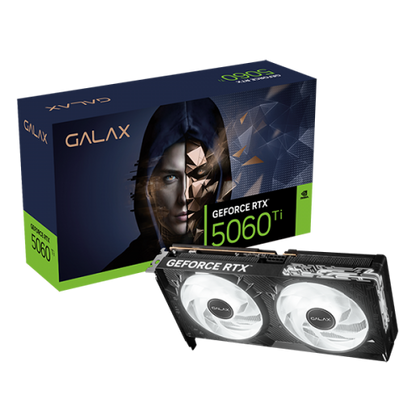 GALAX GeForce RTX 5060 Ti 1-Click OC Gaming Graphics Card - 16GB GDDR7, DLSS 4, Ray Tracing (56IZN8MDCPOC)