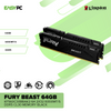 Kingston Fury Beast 64GB KF560C30BBAK2-64 2x32 6000MT/s Ddr5 CL30 Memory Black