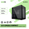 Lian Li O11 Vision Compact Black Steel Tempered Glass E-ATX Mid Tower PC Case