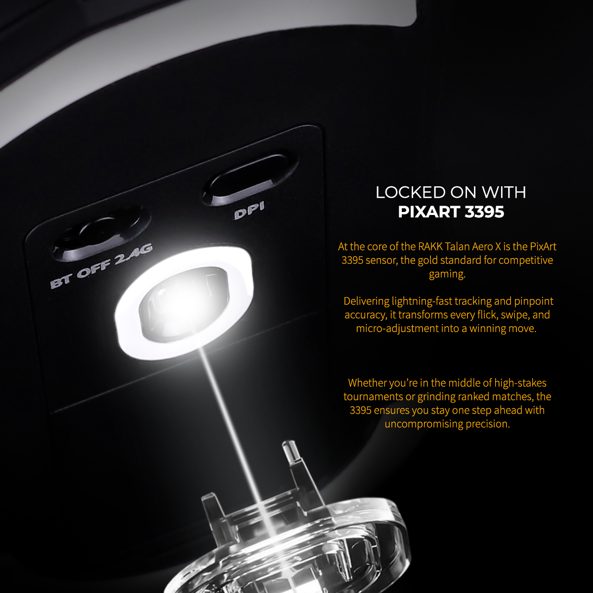 RAKK Talan Aero X Lorikeet - PixArt 3395 Sensor