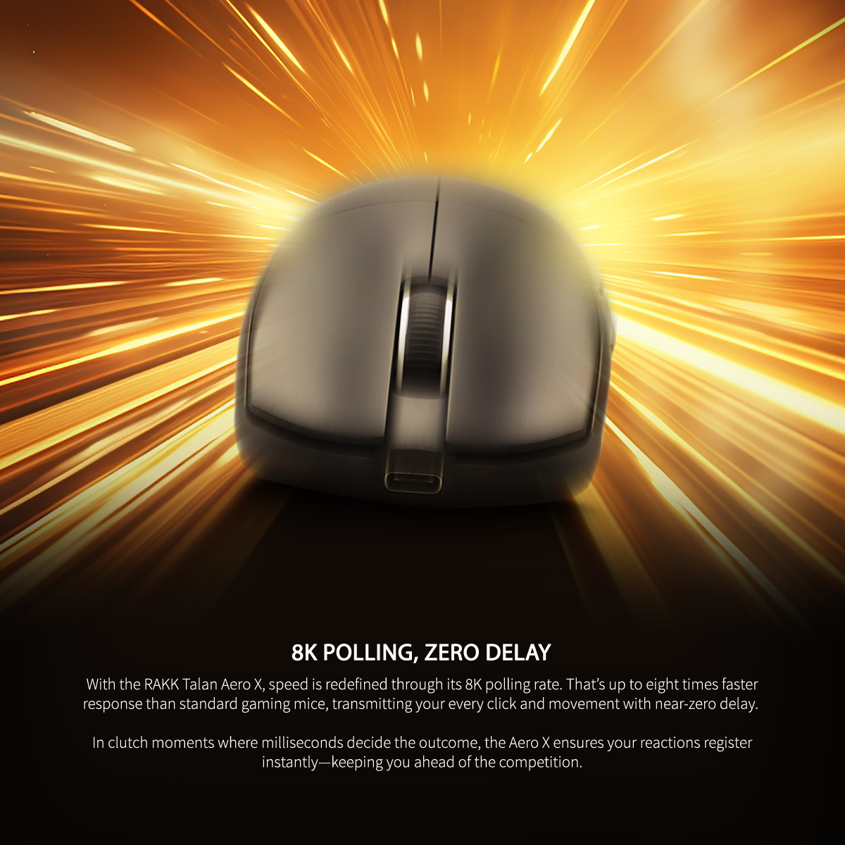 RAKK Talan Aero X Lorikeet - 8K Polling Rate