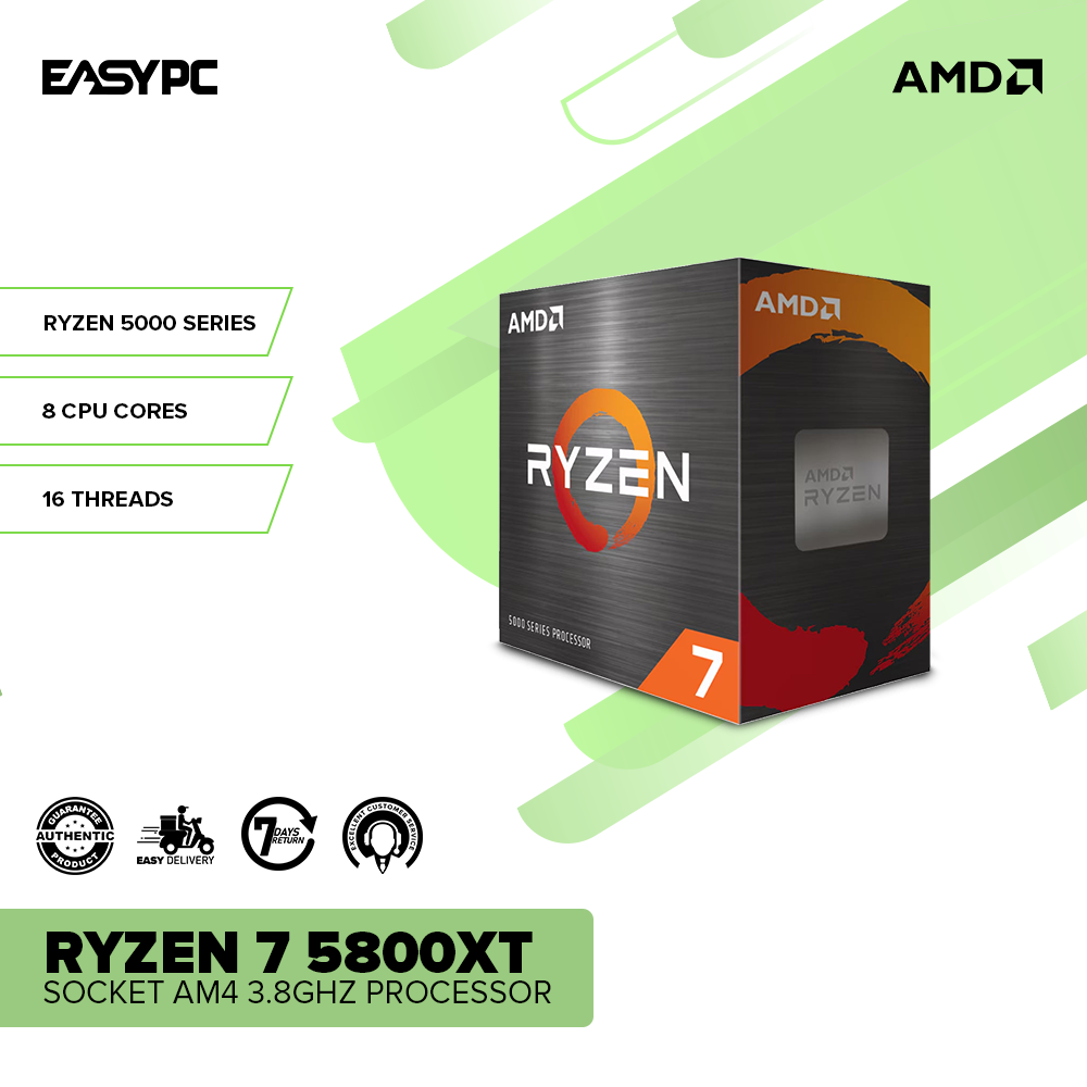 AMD Ryzen 7 5800XT Socket AM4 3.8GHz Processor – EasyPC