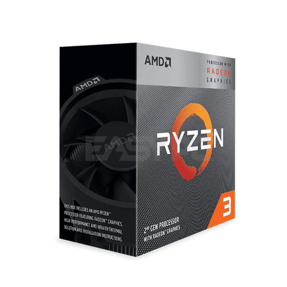 AMD Ryzen 3 3200g Socket Am4 3.6ghz with Radeon Vega 8 Processor MPK EasyPC