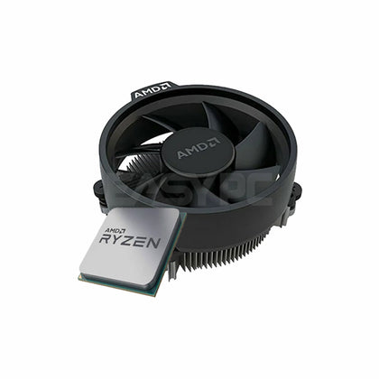 AMD Ryzen 5 5500 6-core budget gaming processor with AMD Wraith cooler box