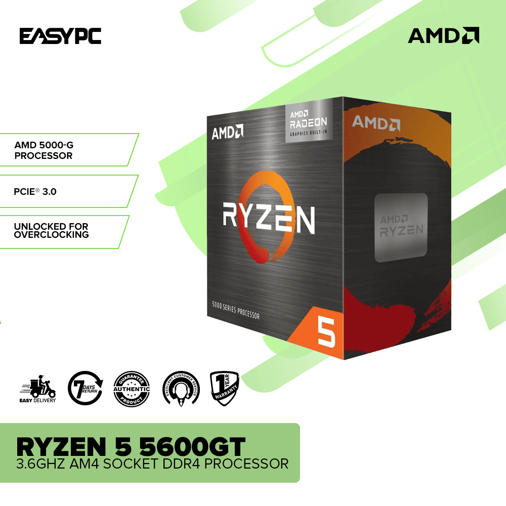 AMD Ryzen 5 5600GT 3.6GHz AM4 Socket DDR4 Processor