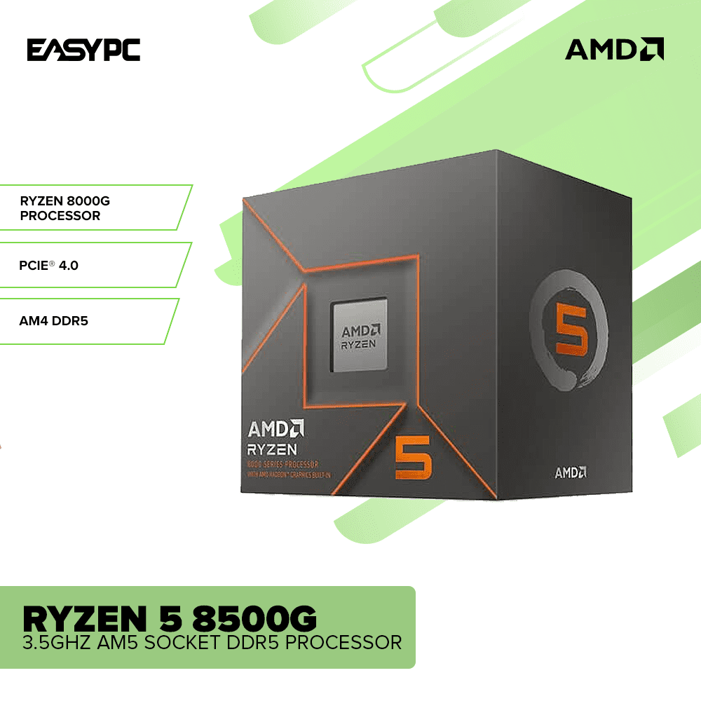 AMD Ryzen 5 8500G 3.5GHz AM5 Socket DDR5 Processor – EasyPC