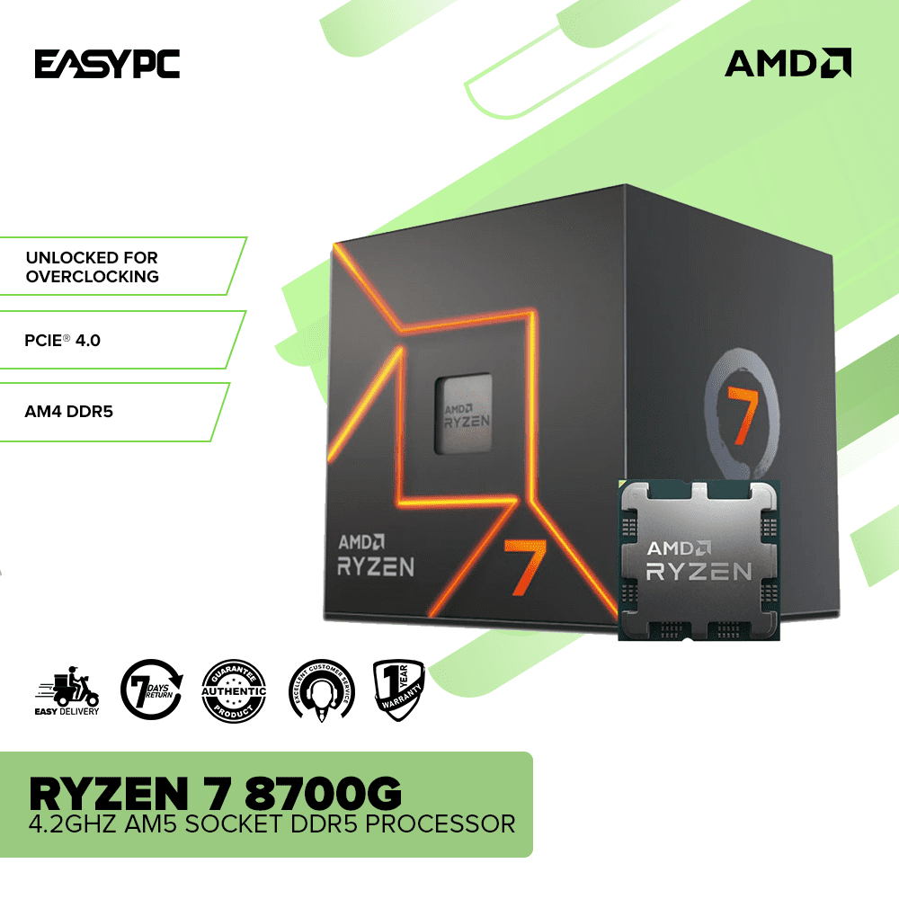 AMD Ryzen 7 8700G 4.2GHz AM5 Socket DDR5 Processor