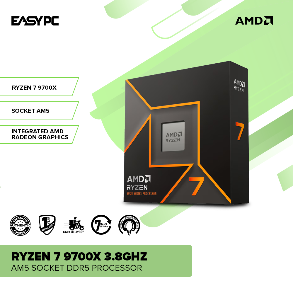 AMD Ryzen 9700X AM5 Socket DDR5 Processor - Main Image