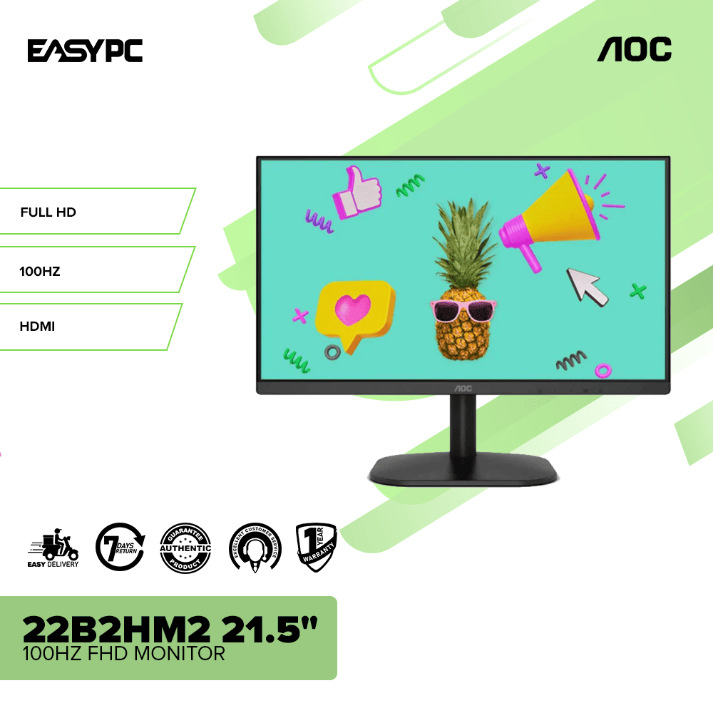 AOC 22B2HM2 21.5" 100HZ FHD Monitor-a