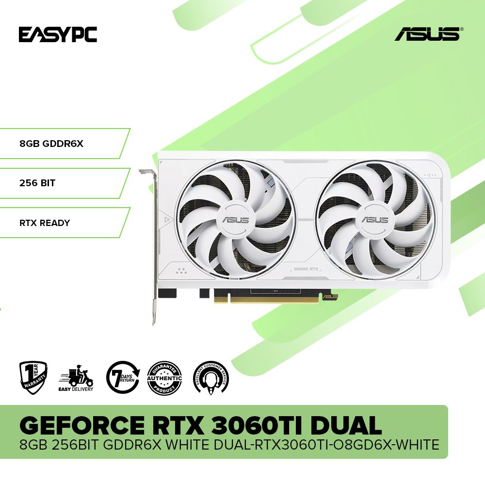 ASUS GeForce RTX™ 3060 Ti Dual 8GB 256-bit GPU – EasyPC