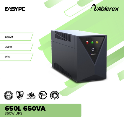 Ablerex 650L 650VA 360W UPS