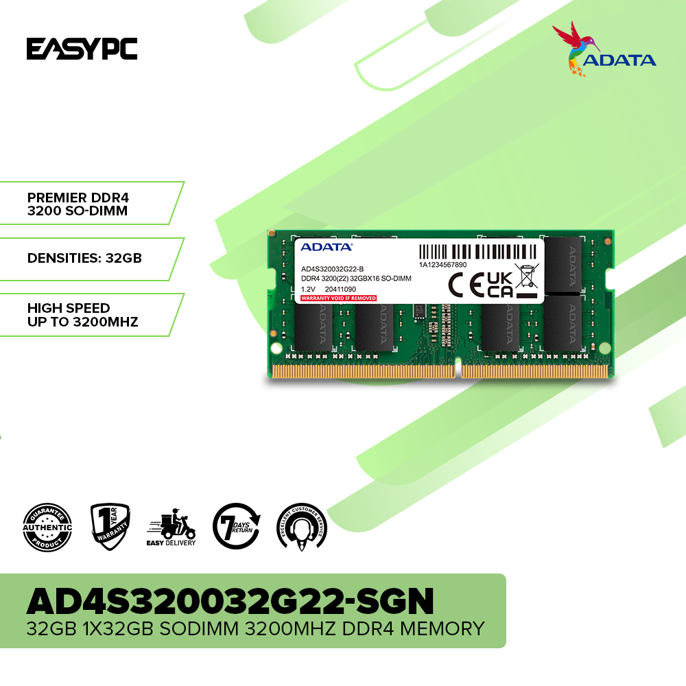 ADATA DDR4-3200 SO-DIMM 32GB（16GB x 2） プレミア DDR4 3200 SO-DIMM メモリモジュール (Japan)