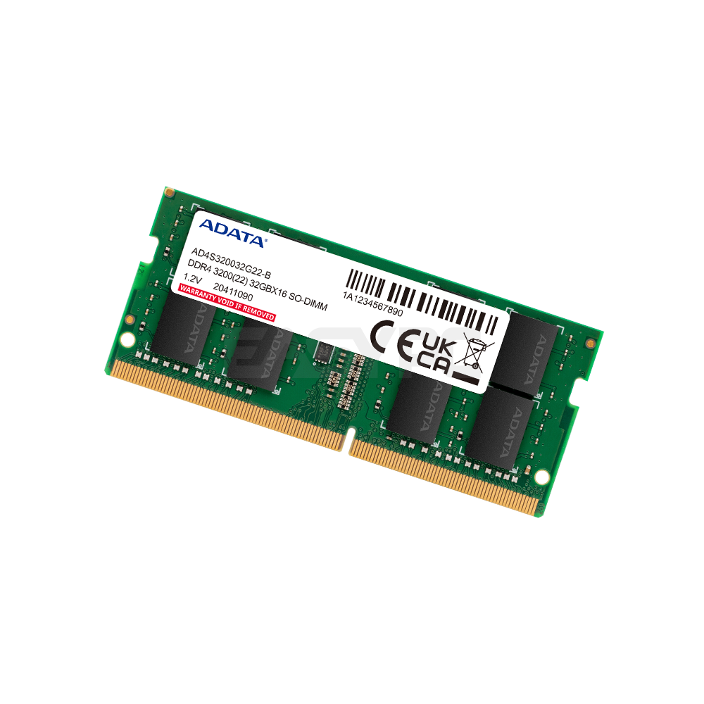 Adata 32GB AD4S320032G22-SGN 1x32GB SODIMM 3200mHz DDR4